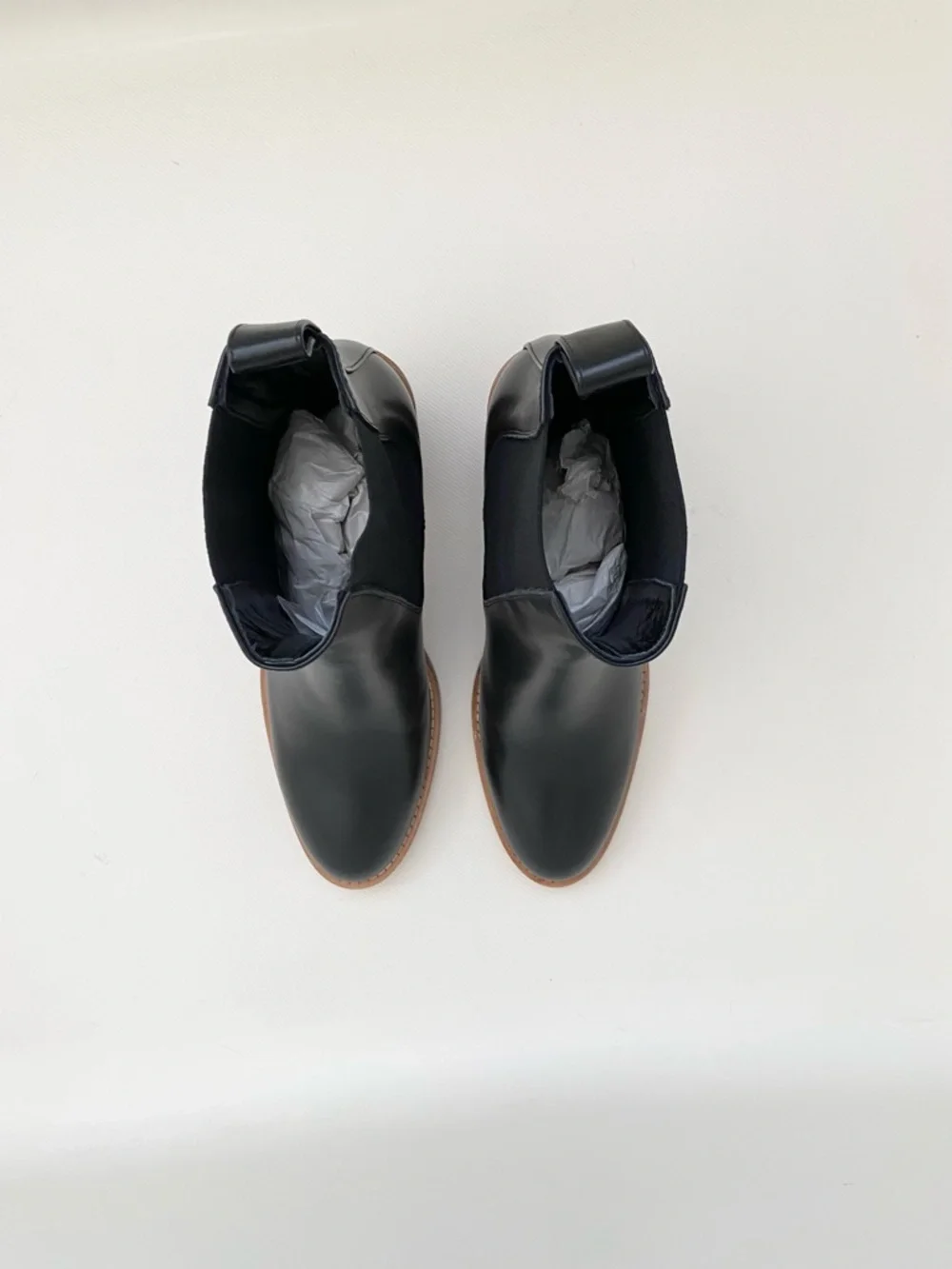 Jenni Kayne Frankie Black Leather Chelsea Boots